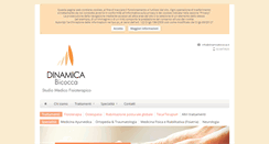 Desktop Screenshot of dinamicabicocca.it